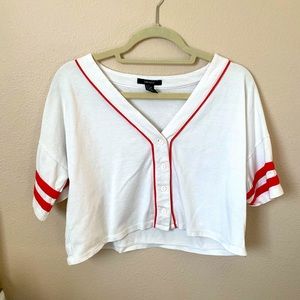 Cropped “Baseball” Jersey